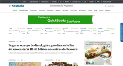 Desktop Screenshot of economia.estadao.com.br