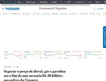 Tablet Screenshot of economia.estadao.com.br