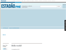 Tablet Screenshot of blogs.pme.estadao.com.br